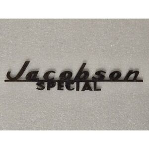 Vtg OEM Jacobson Special Car Emblem Badge